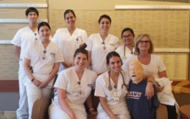 Nursing students created a Kudoboard